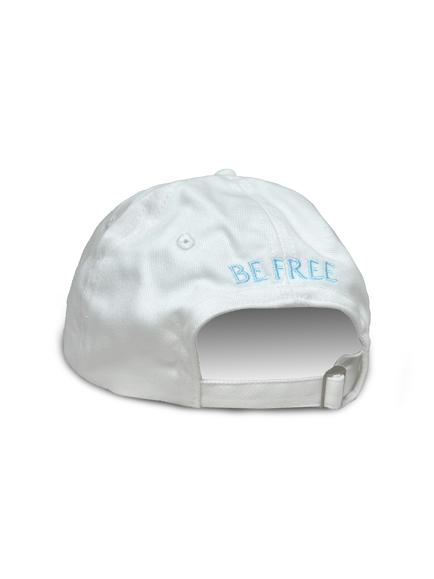 BE FREE Butterfly Dad Hat | White (Limited Edition)